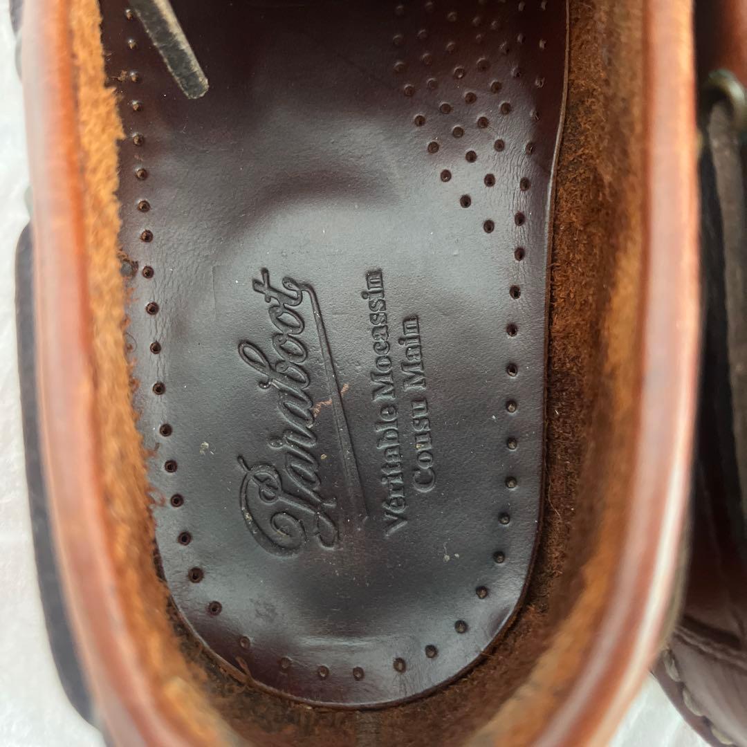 美品　Paraboot パラブーツ　デッキシューズ　ブラウン　マリン