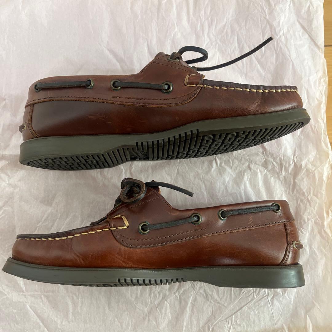 美品　Paraboot パラブーツ　デッキシューズ　ブラウン　マリン