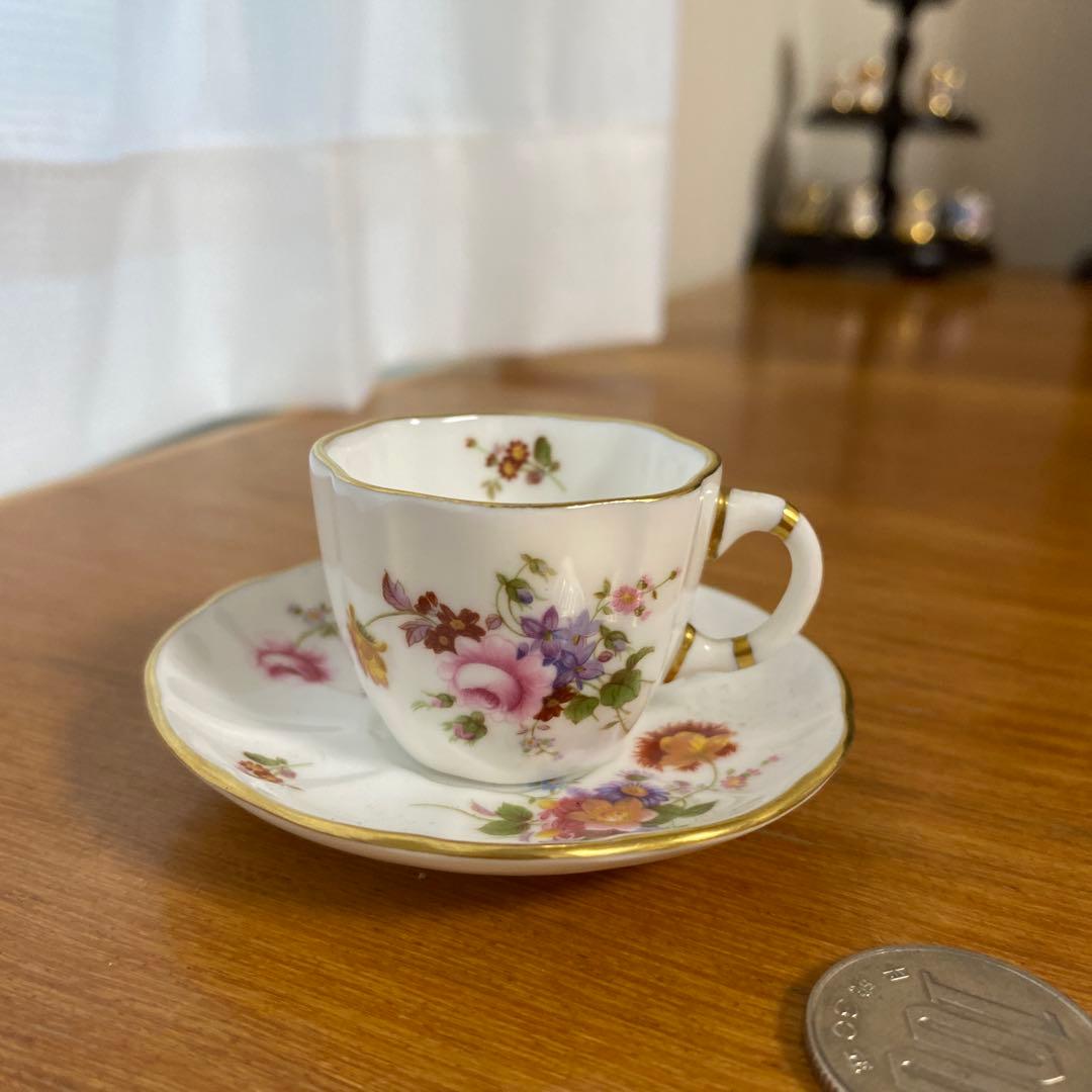 ロイヤルクラウンダービー ダービー ポジー　ミニチュア　ティーセット