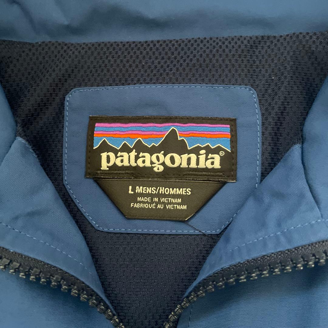 廃盤 patagonia 青 Lサイズ ナイロンジャケット バギーズジャケット