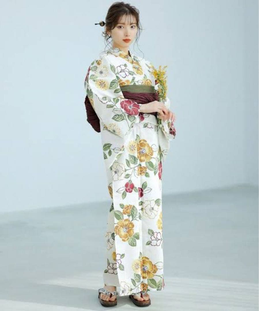 浴衣　dita 古典大正ロマン(皐月) 帯付き