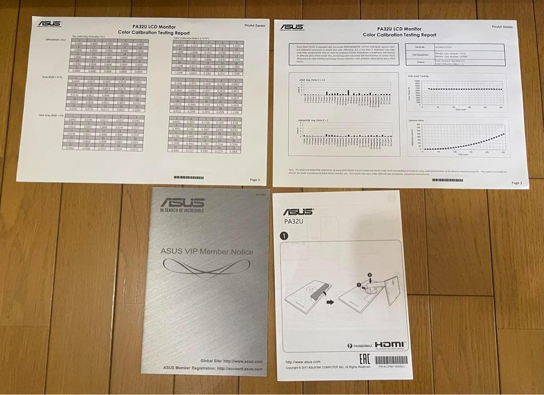 ASUS 32インチ モニター　 PA32UC