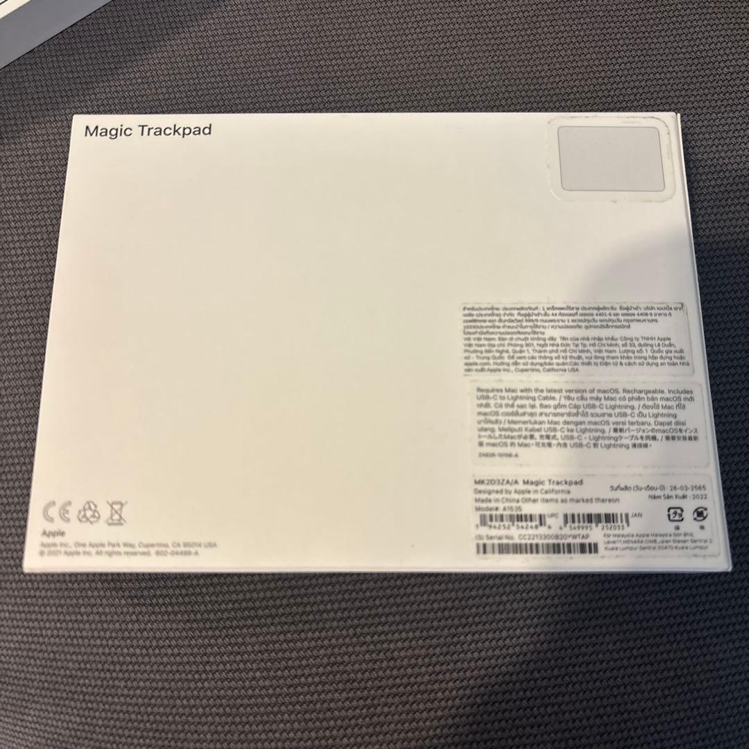 Magic Trackpad ホワイト USB-Cケーブル付き