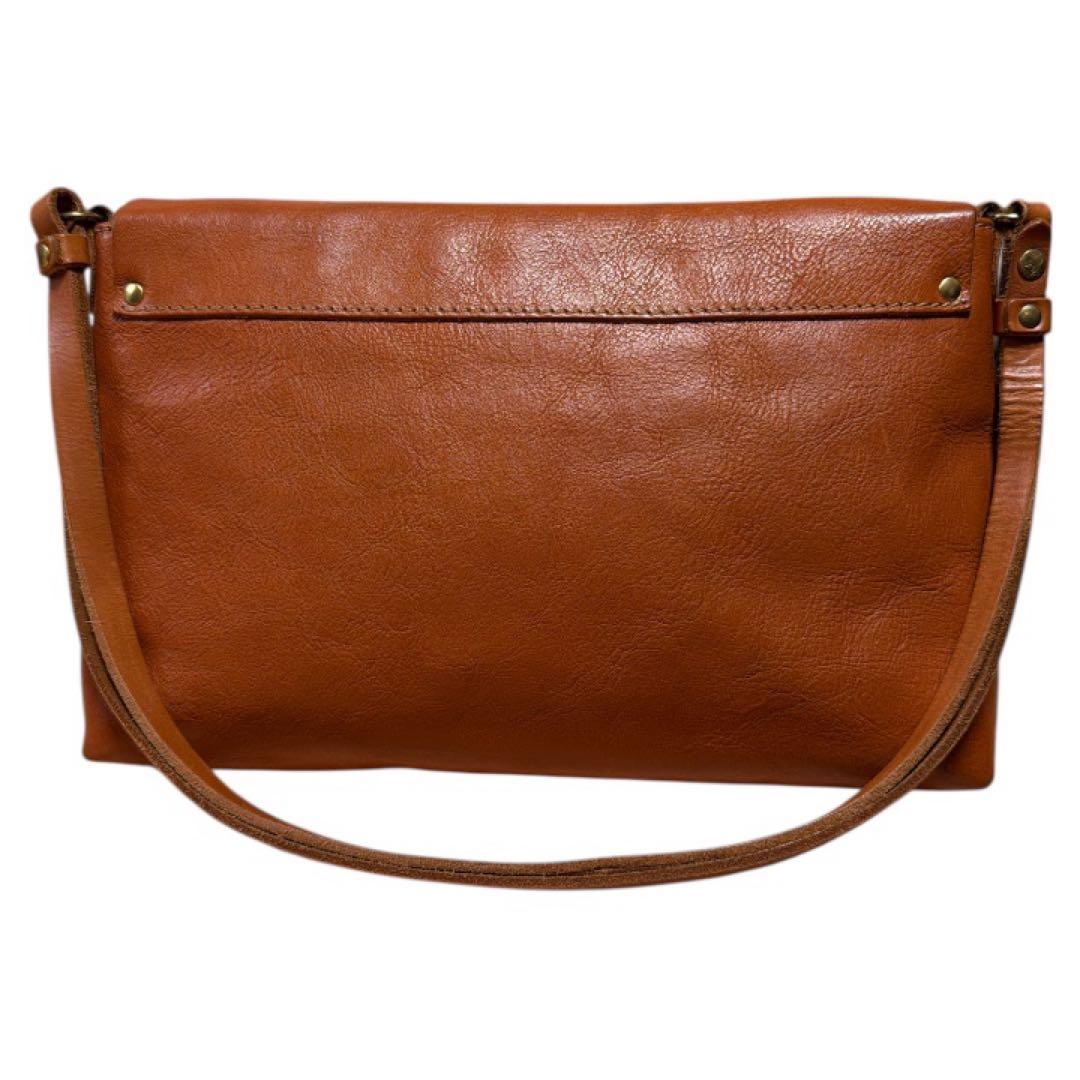 美品 イルビゾンテ 2way メダル ショルダーバッグ フラップ オールレザー