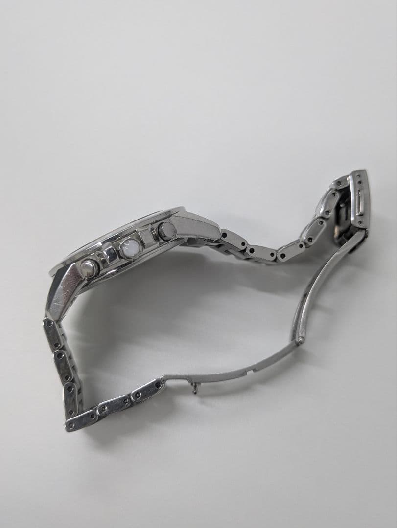 ツ*サ様 SEIKO Sportura クロノグラフ7T92-0NG0ホワイト腕