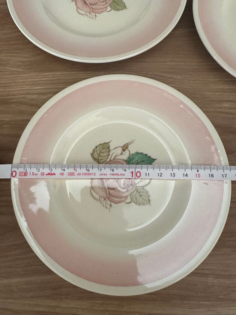 スージークーパー　パトリシアローズ　ピンク　プレート　17㎝　５枚セット