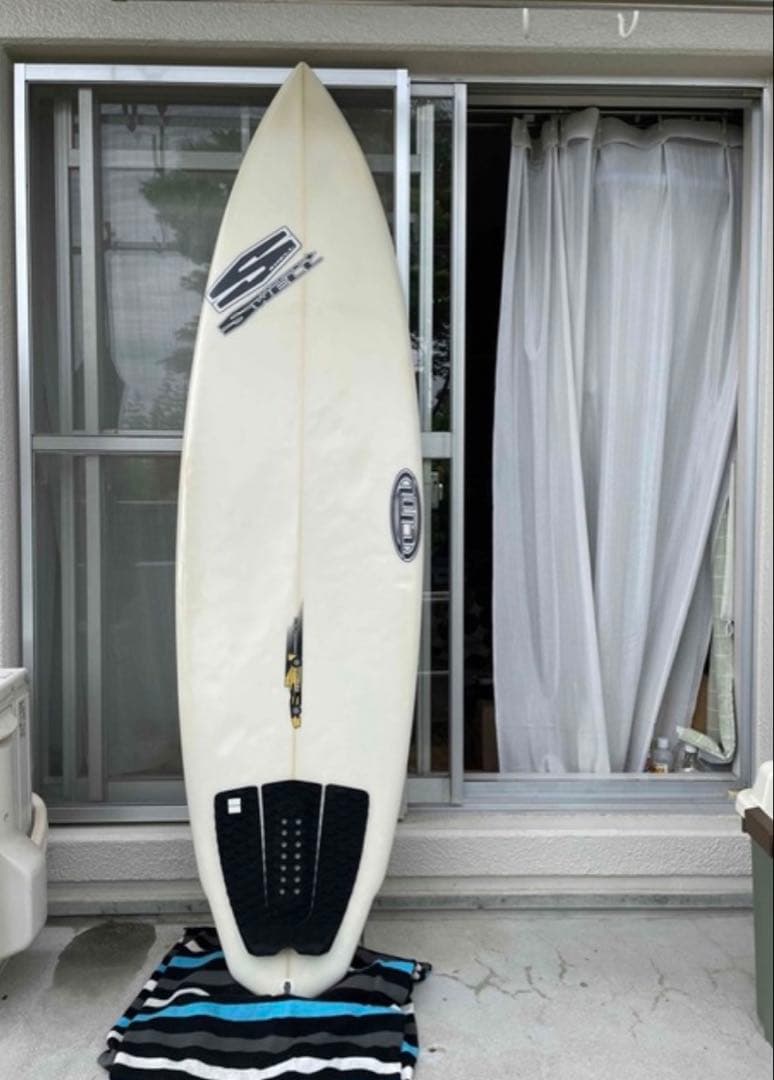 S ショートボード グリーンフィン付き