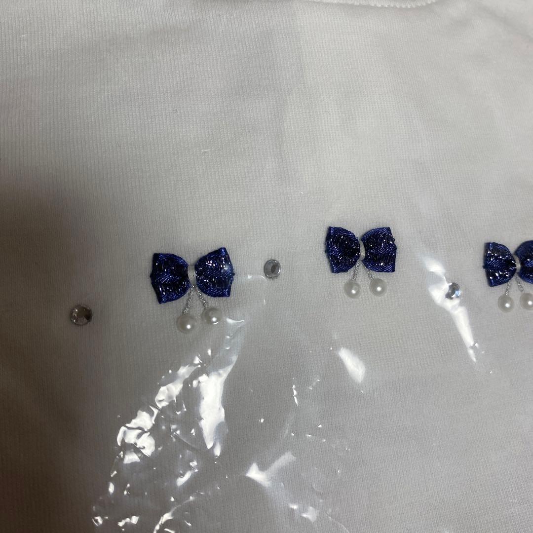 110㎝　半袖Tシャツ　ファミリア　新品　女の子　リボン　かわいい