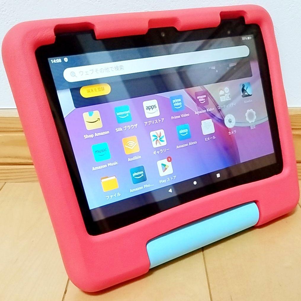 良品 Fire HD 8 キッズモデル レッド 最新第12世代 32GB