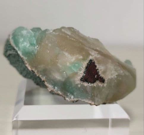 アポフィライト スティルバイト️ 鉱物 標本 原石 母岩付きミネラル インド産