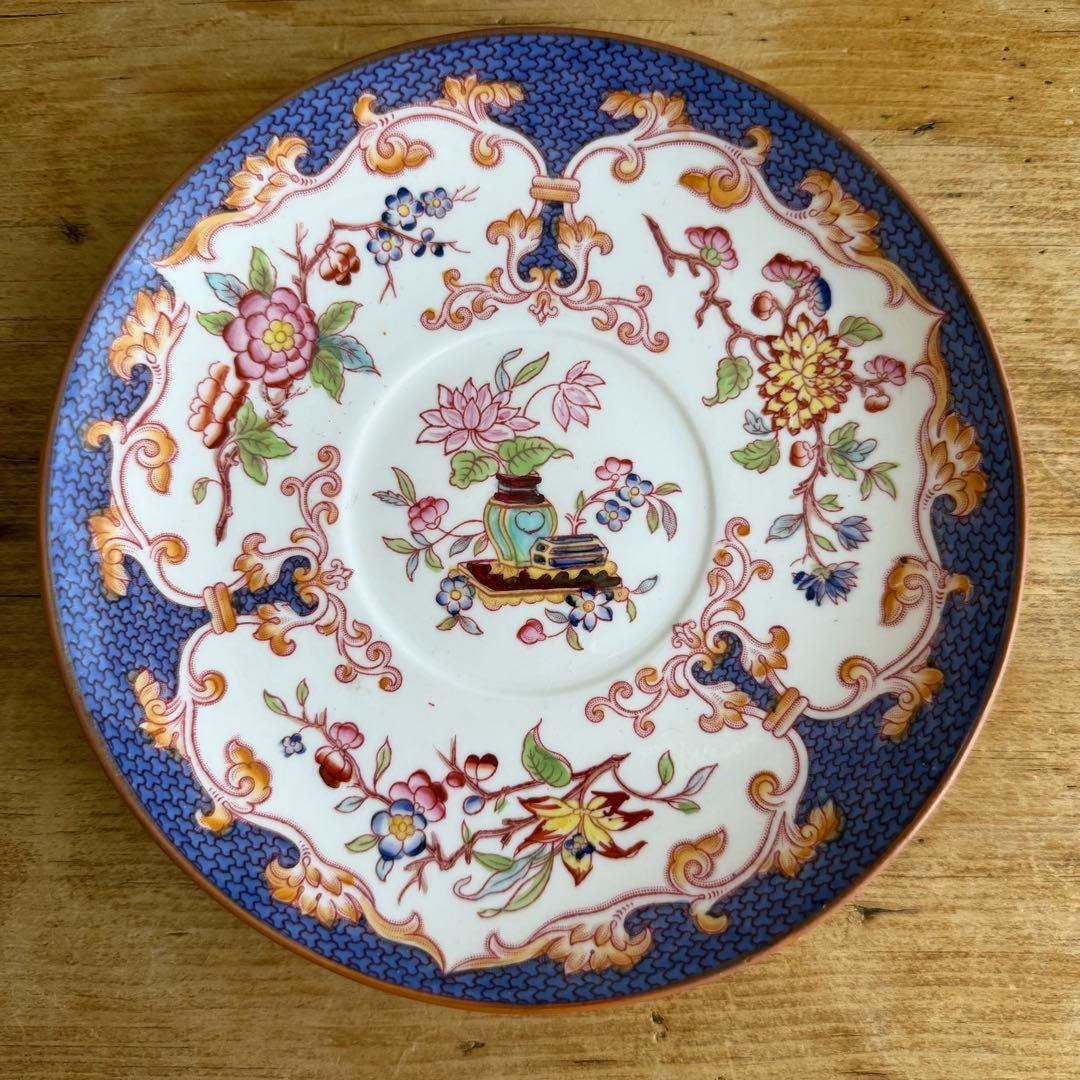 アンティーク サルグミンヌ ミントン ソーサー3枚