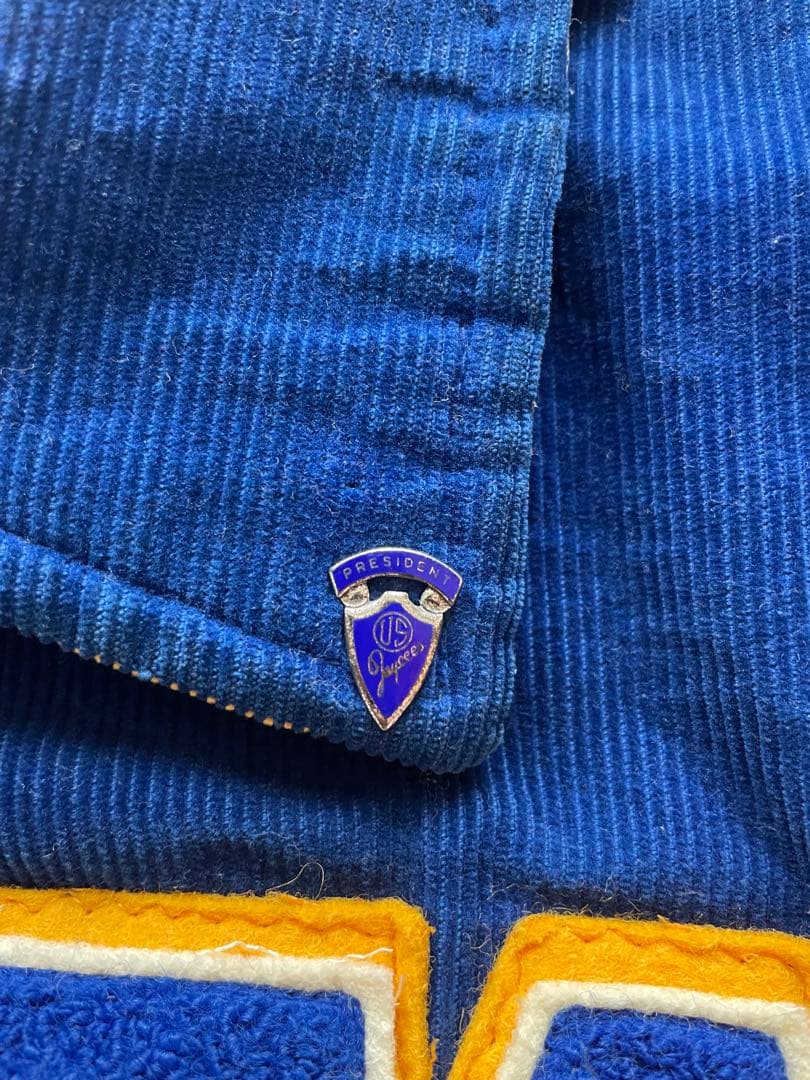 【RENNOC】コーデュロイ スタジャン ジャケット USA 製　S 古着