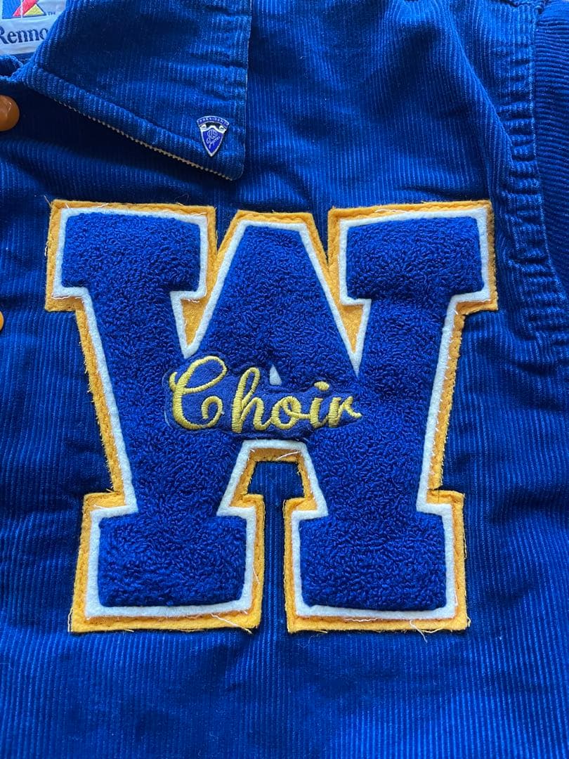 【RENNOC】コーデュロイ スタジャン ジャケット USA 製　S 古着