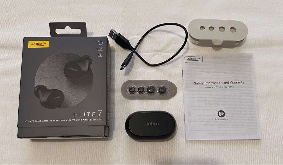 Jabra Elite 7 Pro ワイヤレスイヤホン ブラック