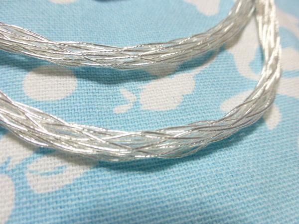 T1 2nd Z7 6N純銀線 銀メッキOFC 16芯 4.4mm5極 L字