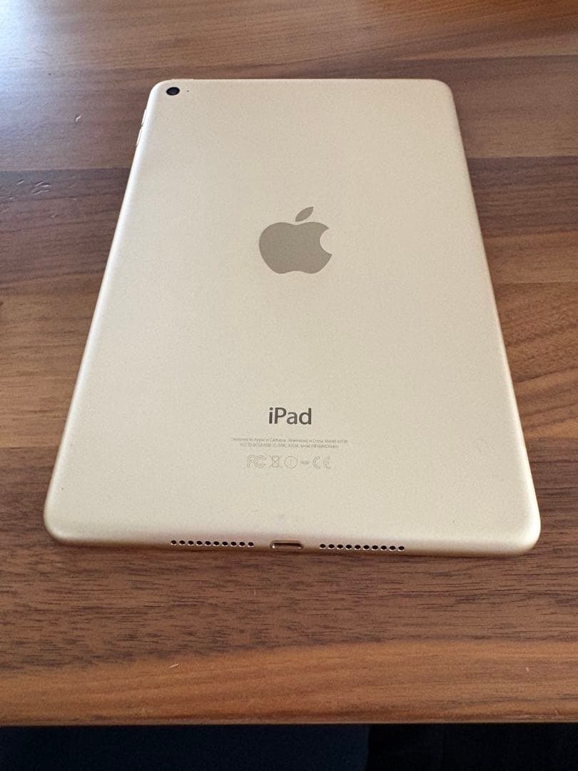 ップル iPad mini 4 WiFi 64GB ゴールド本体のみ