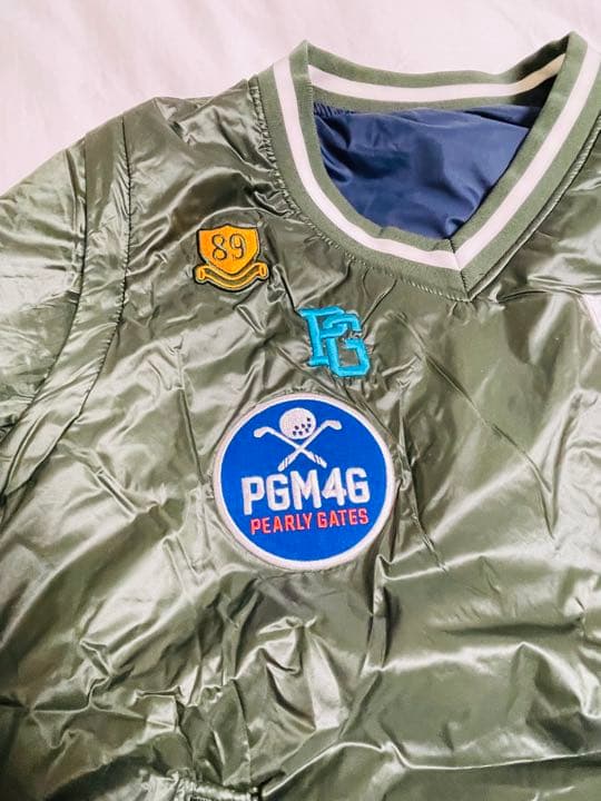 【美品】中綿入りリバーシブルブルゾン