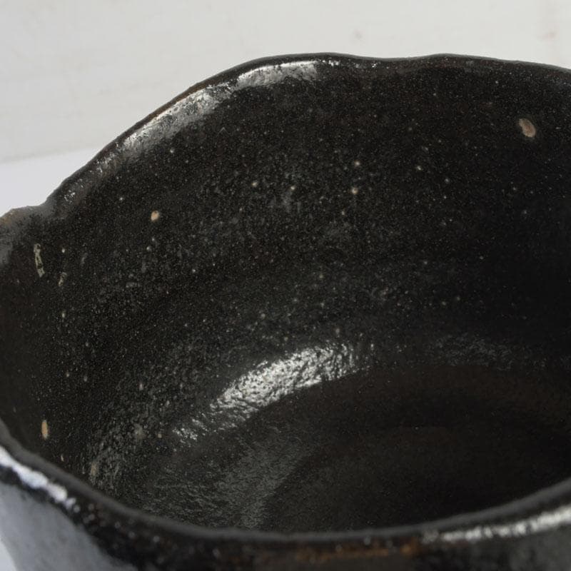 meru 楽吉左衛門五代宗入作　黒楽茶碗　十一代　慶入極め箱　M　9828