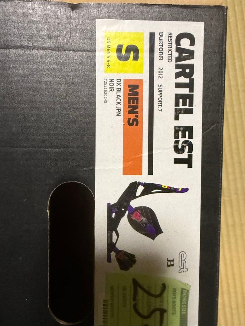 BURTON Cartel スノーボードビンディング Men's Sサイズ