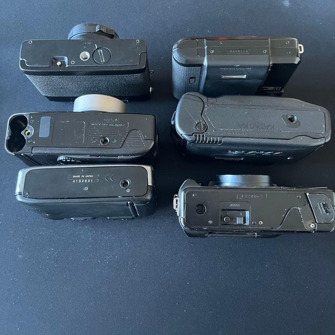 【ジャンク】コンパクトフィルムカメラ 6台セット
