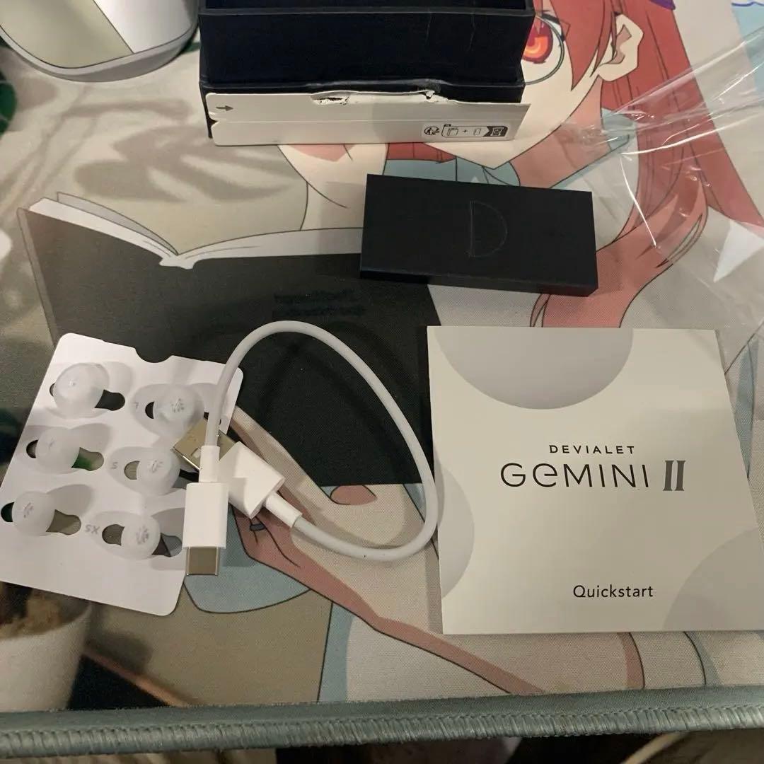 DEVIALET Gemini II ワイヤレスイヤホン ホワイト