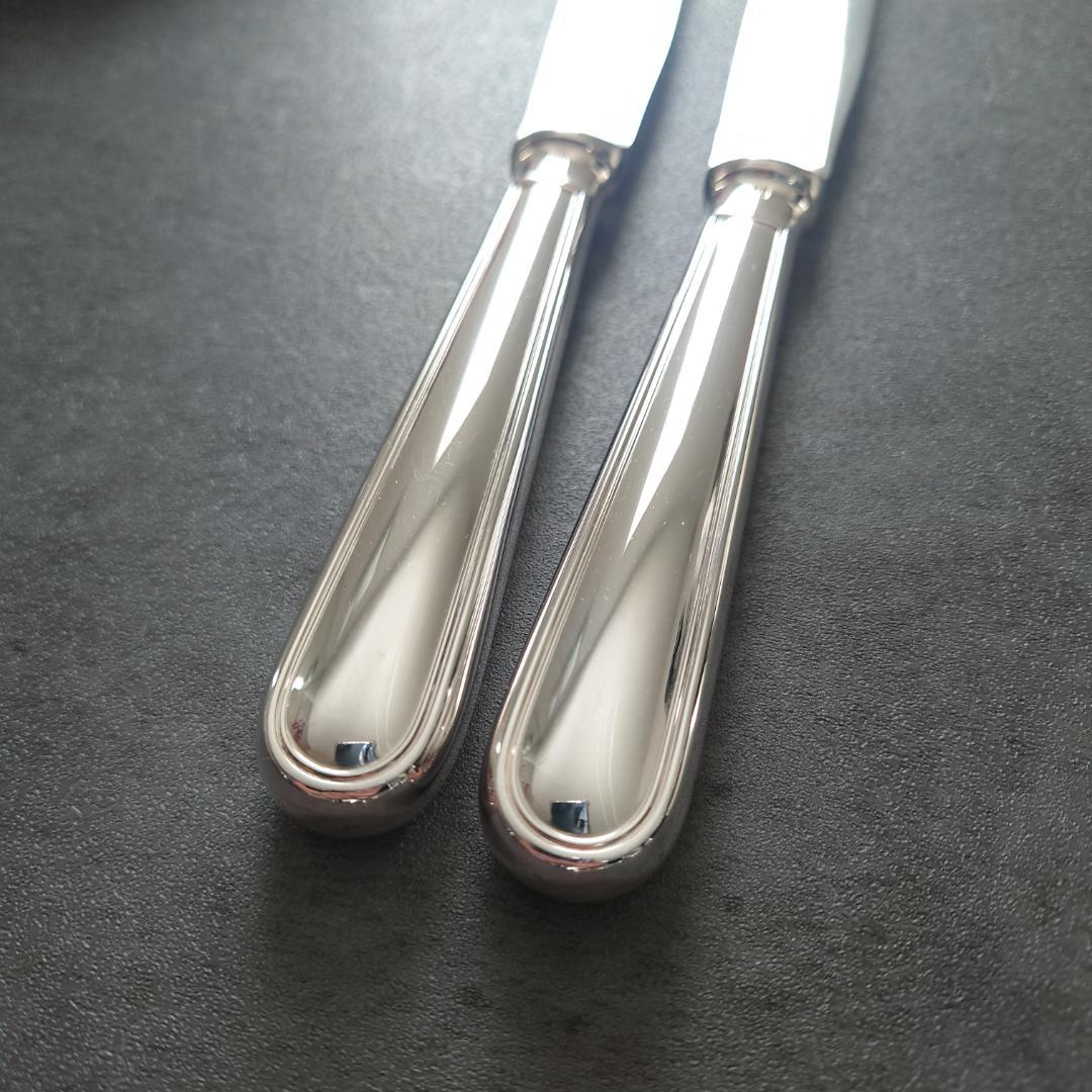 希少 美品 クリストフル アルビ テーブルナイフ 2点