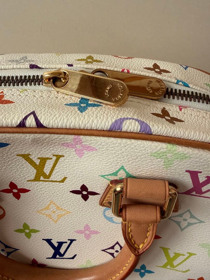 ルイ•ヴィトン　トゥルーヴィルモノグラムマルチカラーハンドバッグ