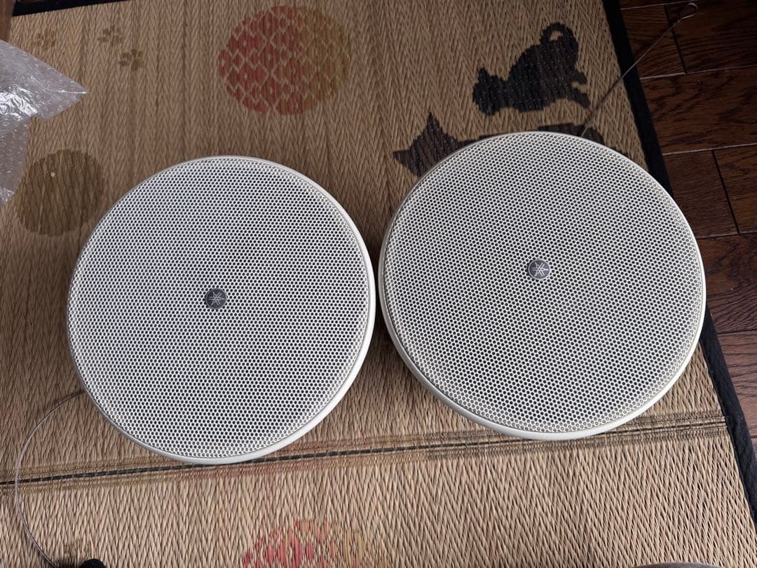 中古YAMAHA 天井スピーカー VXC4W　1ペア