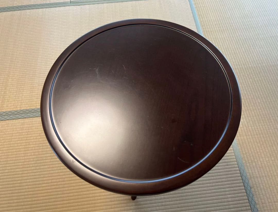 秋田木工 ティーテーブル T-110 ナラ材 ブナ材 ウォールナット 中古美品