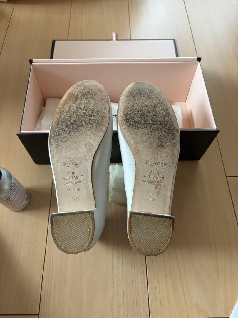 Repetto バレエシューズ ホワイト