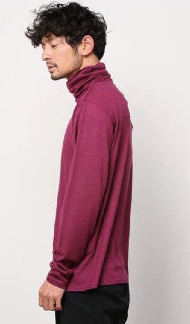 RAINMAKER WASHABLE-WOOL ハイネックセーター