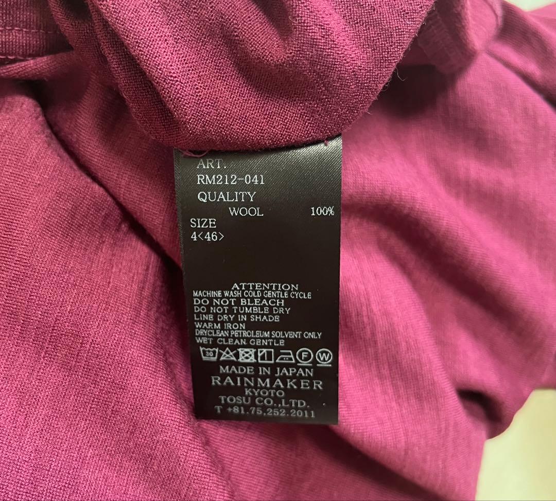 RAINMAKER WASHABLE-WOOL ハイネックセーター