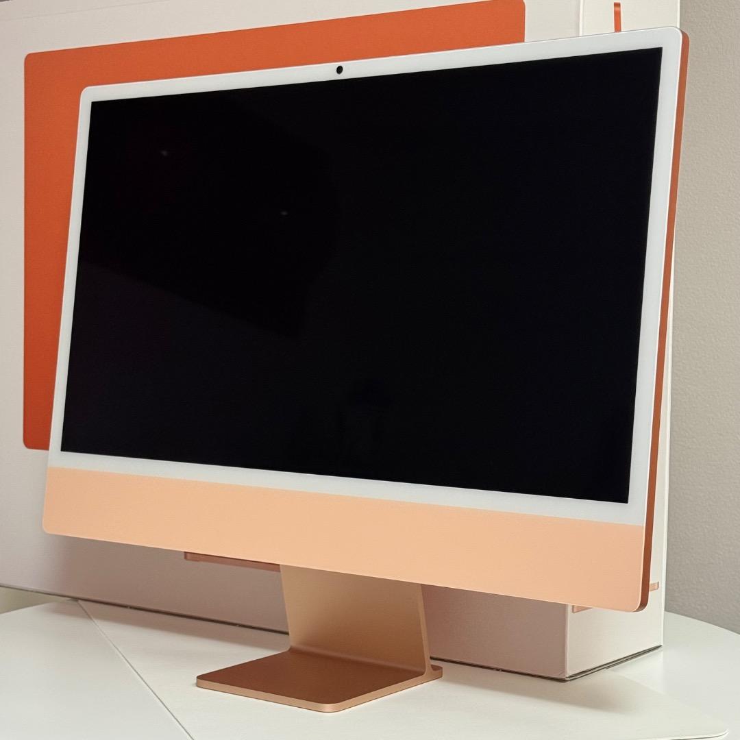 【美品】iMac 24インチ M4 16GB SSD 256GB オレンジ