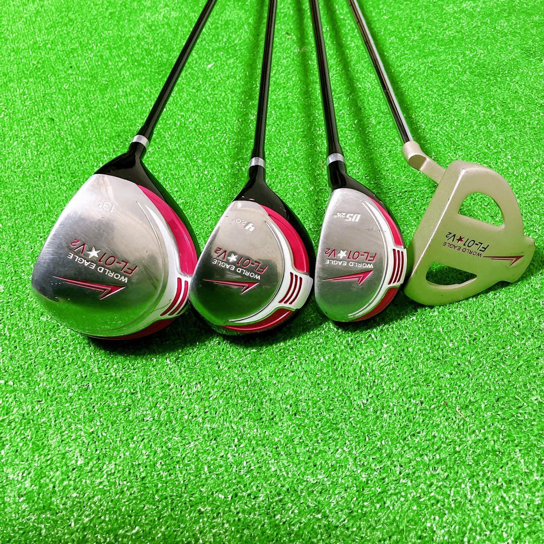 WORLD EAGLE FL-01 V2 レディースゴルフクラブ 10本セット