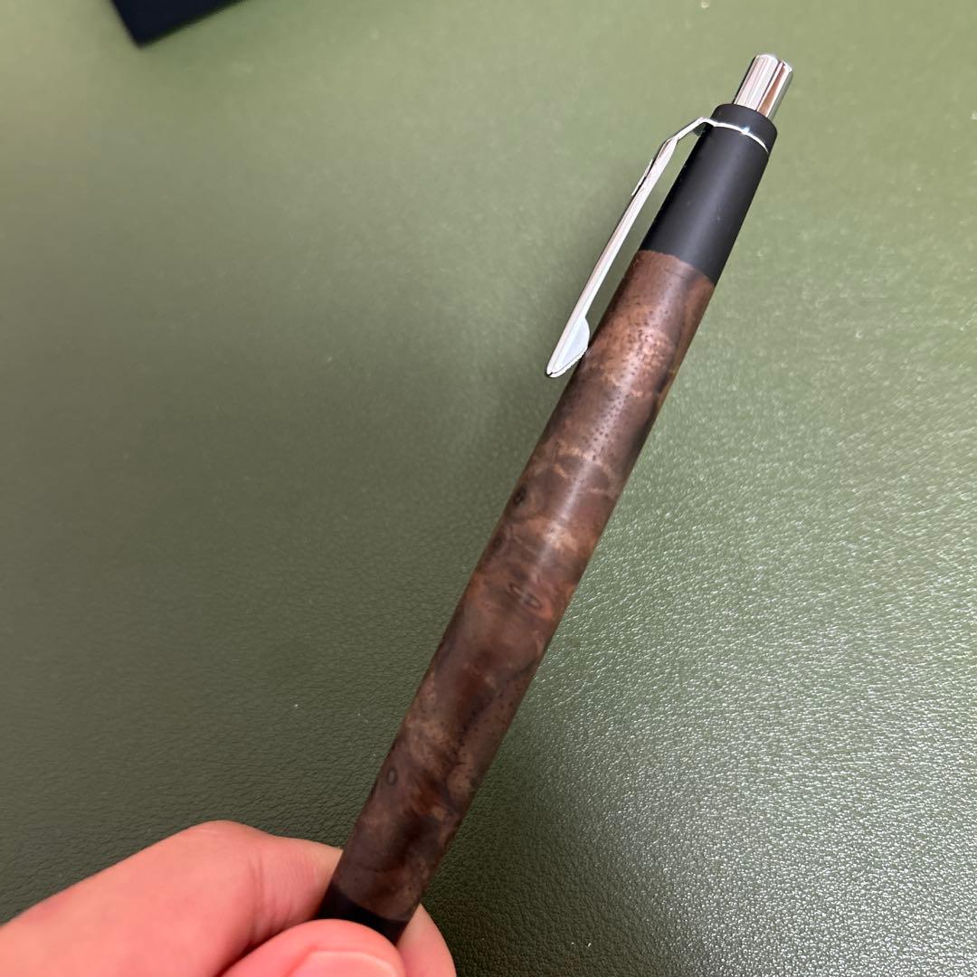 【本店限定杢】野原工芸　クラロウォールナット瘤杢 シャーペン