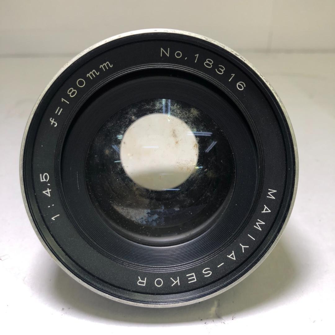 田*中様 【ジャンク品】Mamiya マミヤ カメラ 1:4.5 f=180mm