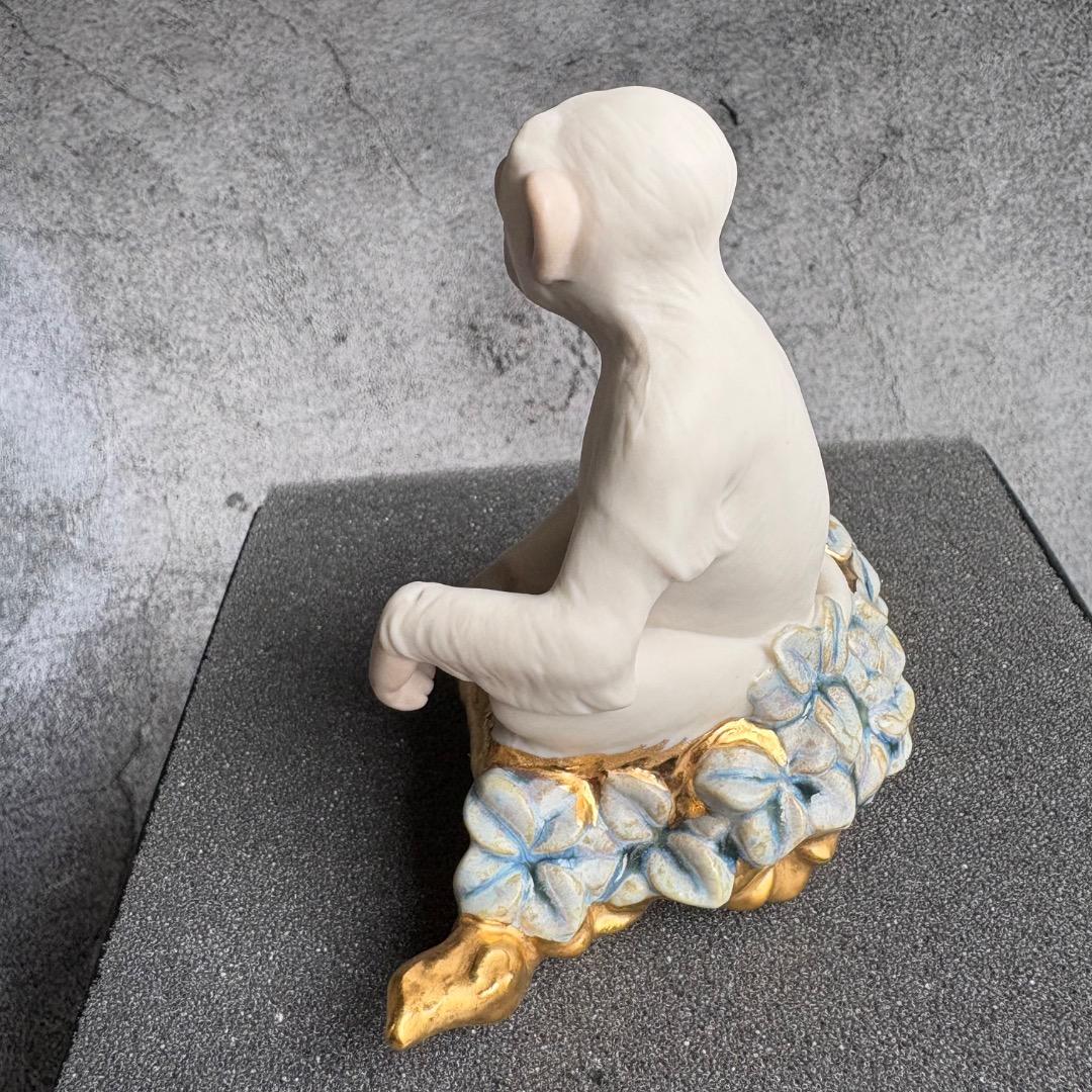 【美品レア！】Lladroリヤドロ 干支 猿 申 置物