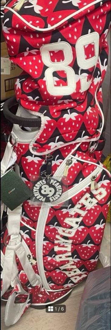 【激レア！新品未使用】パーリーゲイツ いちご キャディバッグ