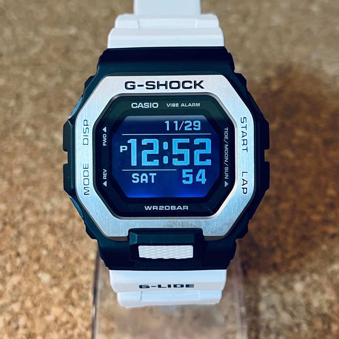 美品】カシオGーSHOCK/G ーライド/GBXー100NSー1JFタイドグラフ