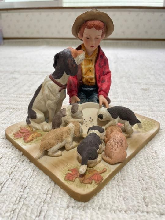 しんしん　ノーマン・ロックウェル　置物