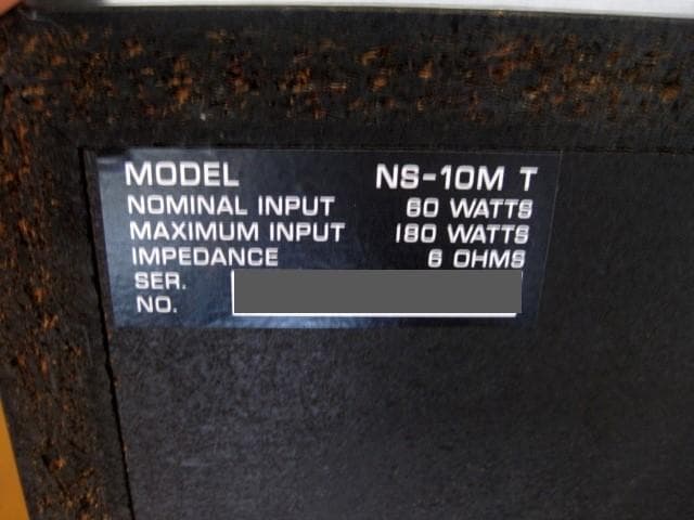 YAMAHA NS-10MT 中古　ペア