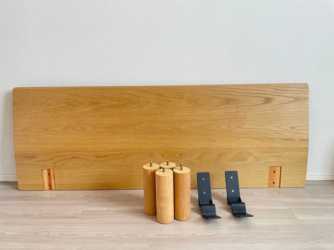 無印良品　ダブルベッドフレーム　オーク