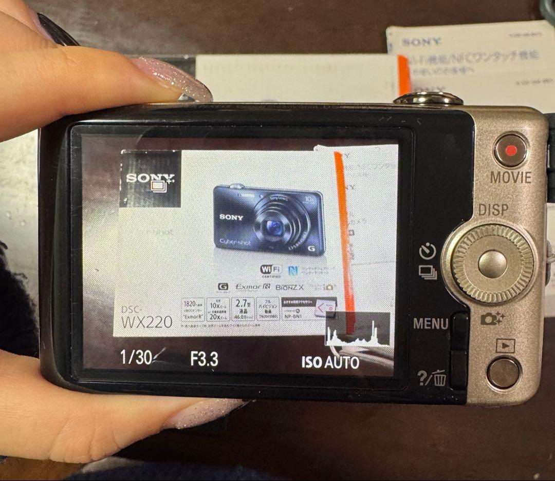 【一部故障】SONY Cyber-shot DSC-WX220 1GB SD