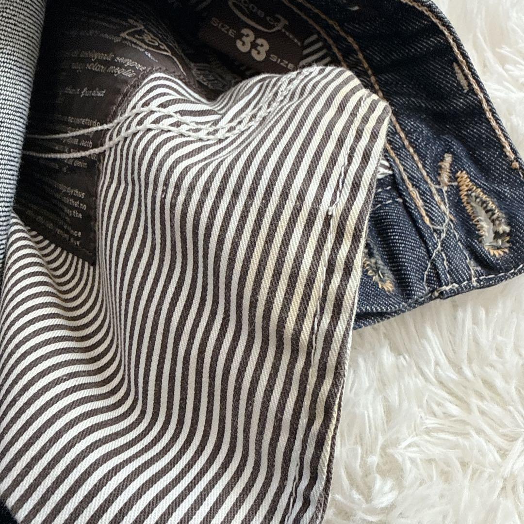 ✨美品✨ヤコブコーエン 688 W33 白パッチ 濃紺