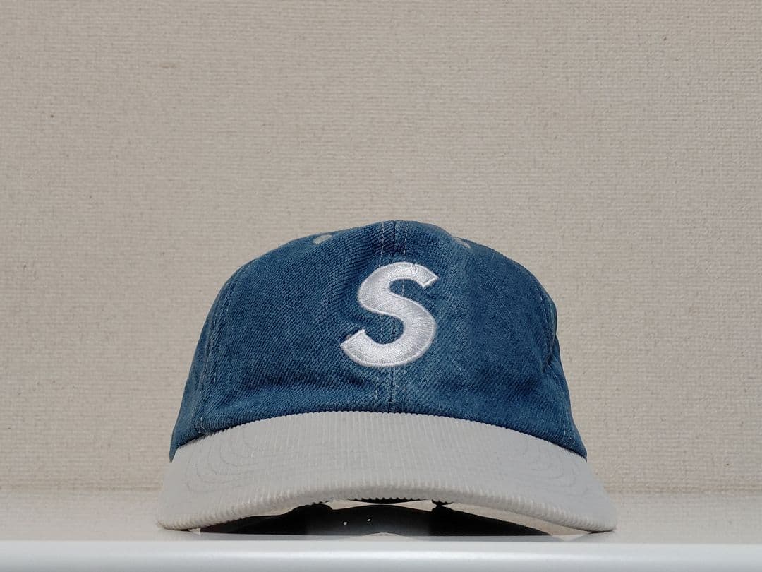 Supreme　2-Tone　S Logo　6-Panel　ウォッシュド デニム