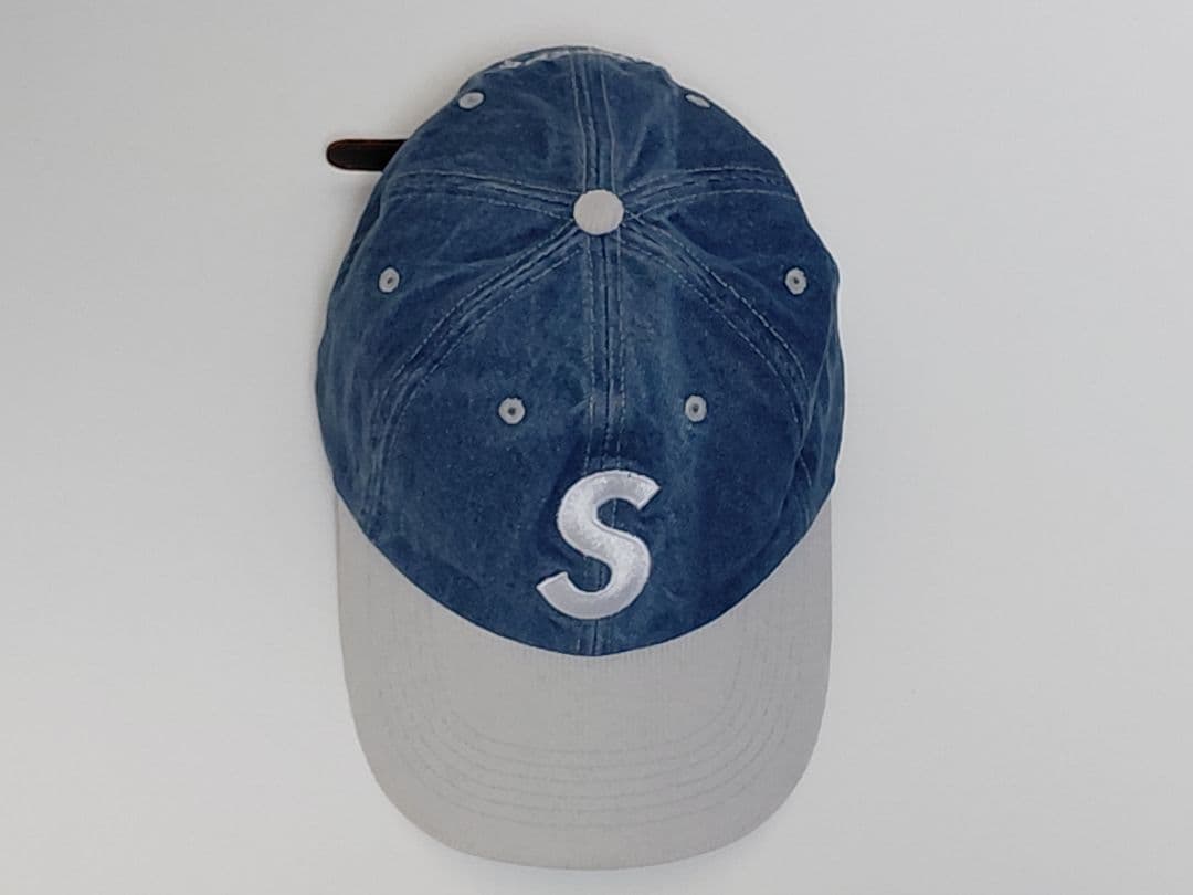 Supreme　2-Tone　S Logo　6-Panel　ウォッシュド デニム