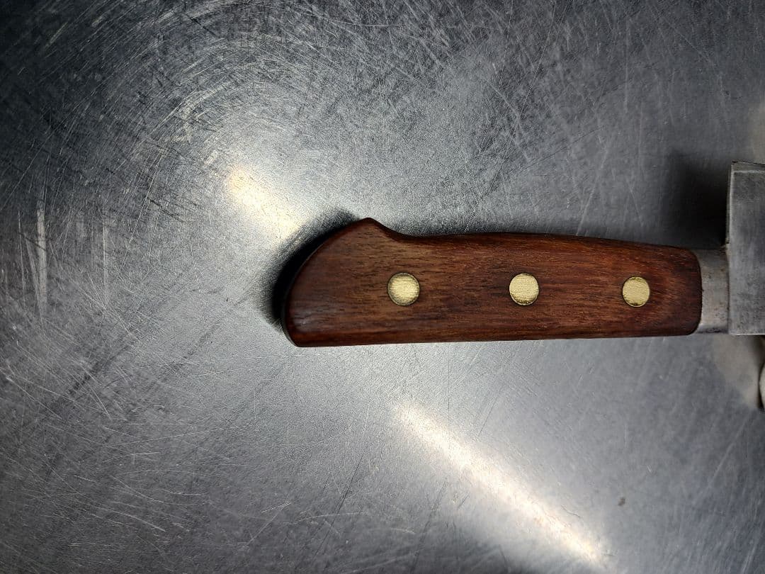 正元　牛刀 約27cm 鋼製 木製ハンドル