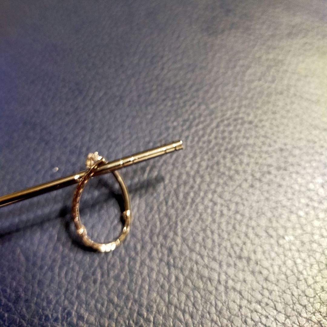 最終価格！ウノアエレ片耳ピアスK18WG