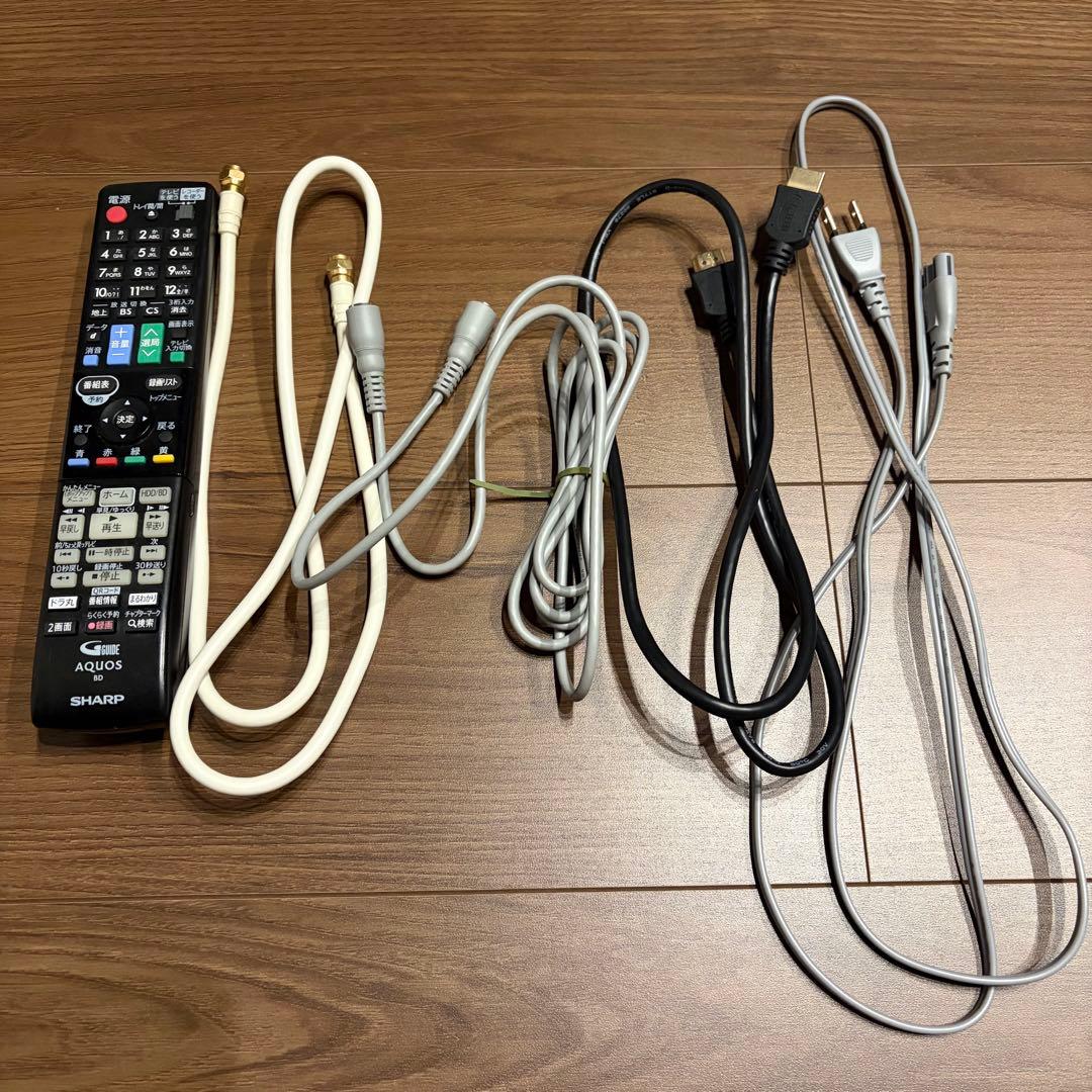 【動作確認済】SHARP ブルーレイレコーダー BD-W1800