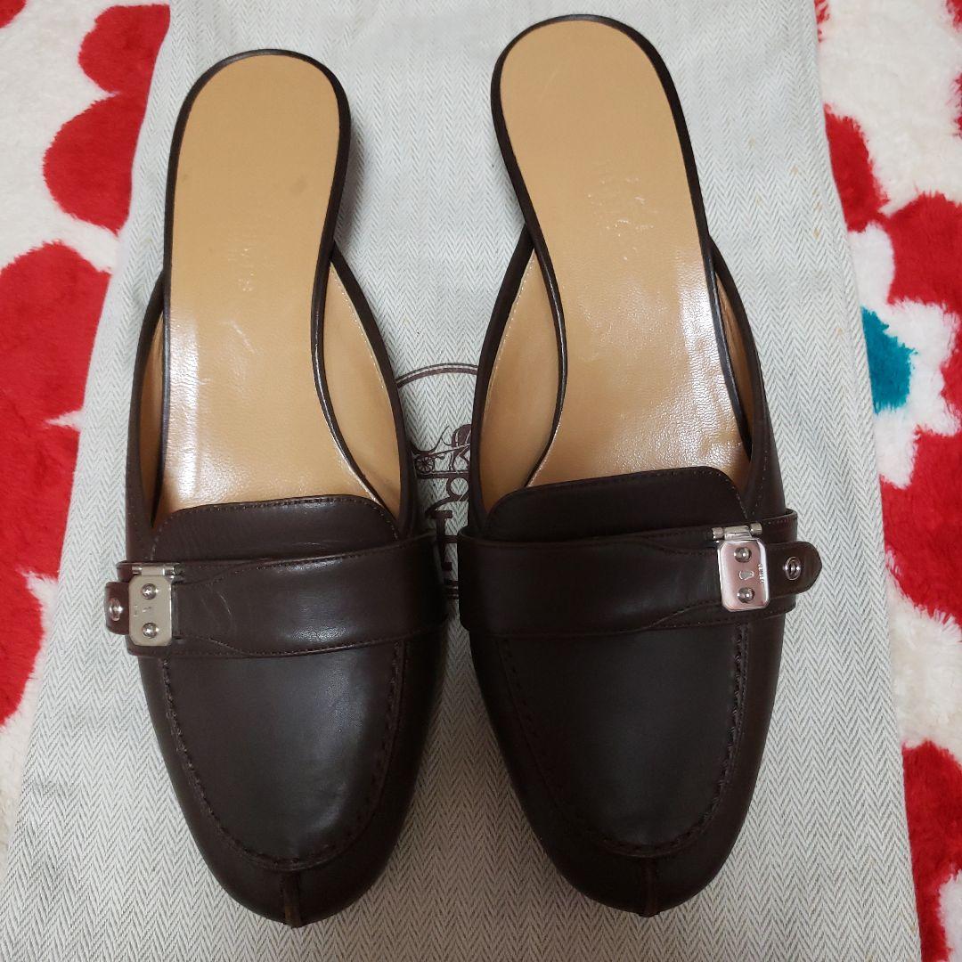 エルメス　HERMES　ミュール　パンプス　極美品保護シール付き♥️